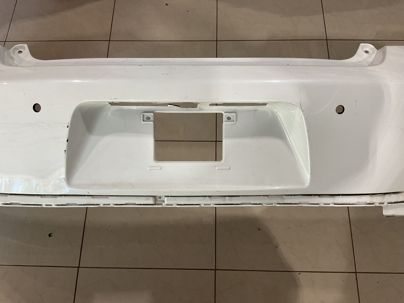 Rear Bumper Cover White 13-15 Honda Accord Coupe EX/EX-L/LX-S 71501-T3L-A500 OEM
