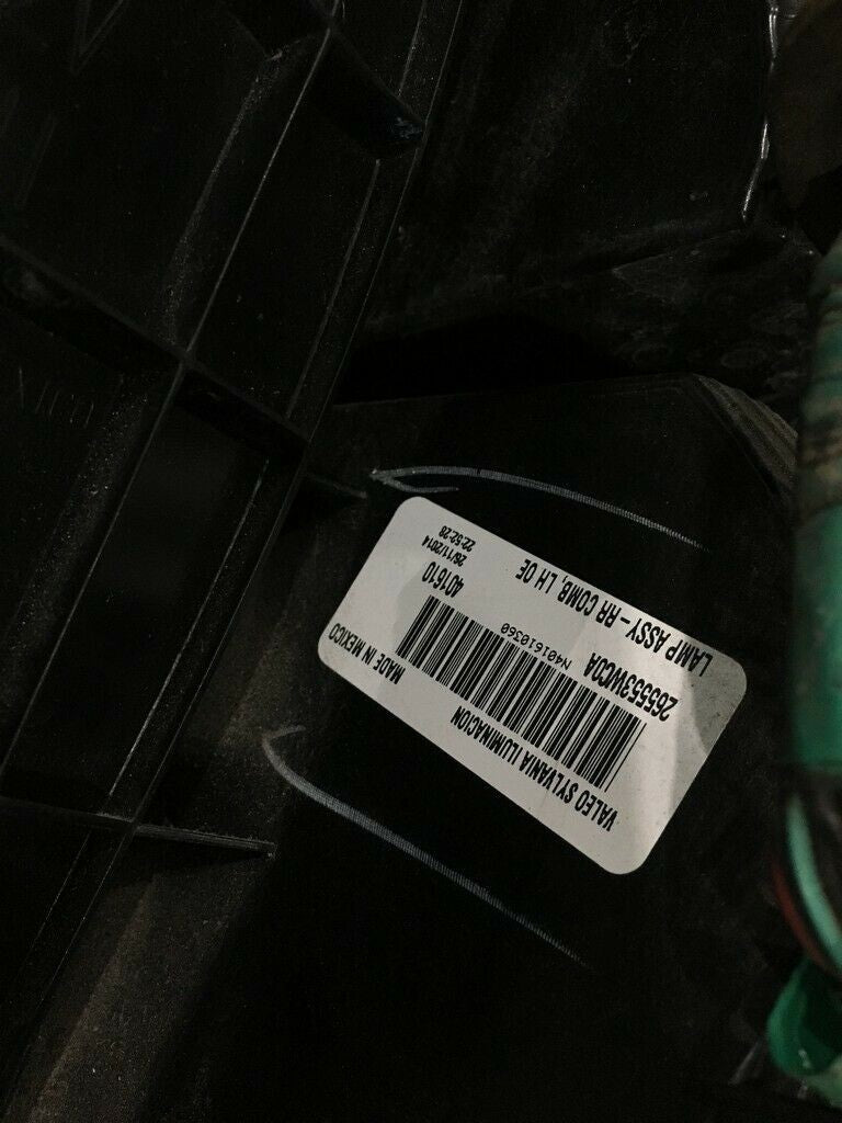 Tail light Damaged Lamp LH Driver NISSAN VERSA NOTE HBACK 14-16 265553WC0A OEM