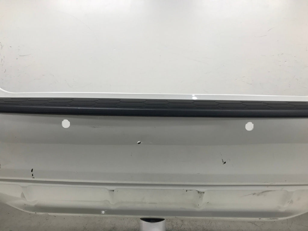 Rear Bumper Cover White Subaru CrossTrek 2018 2019 w/Sensor Holes 57704FL250 OEM