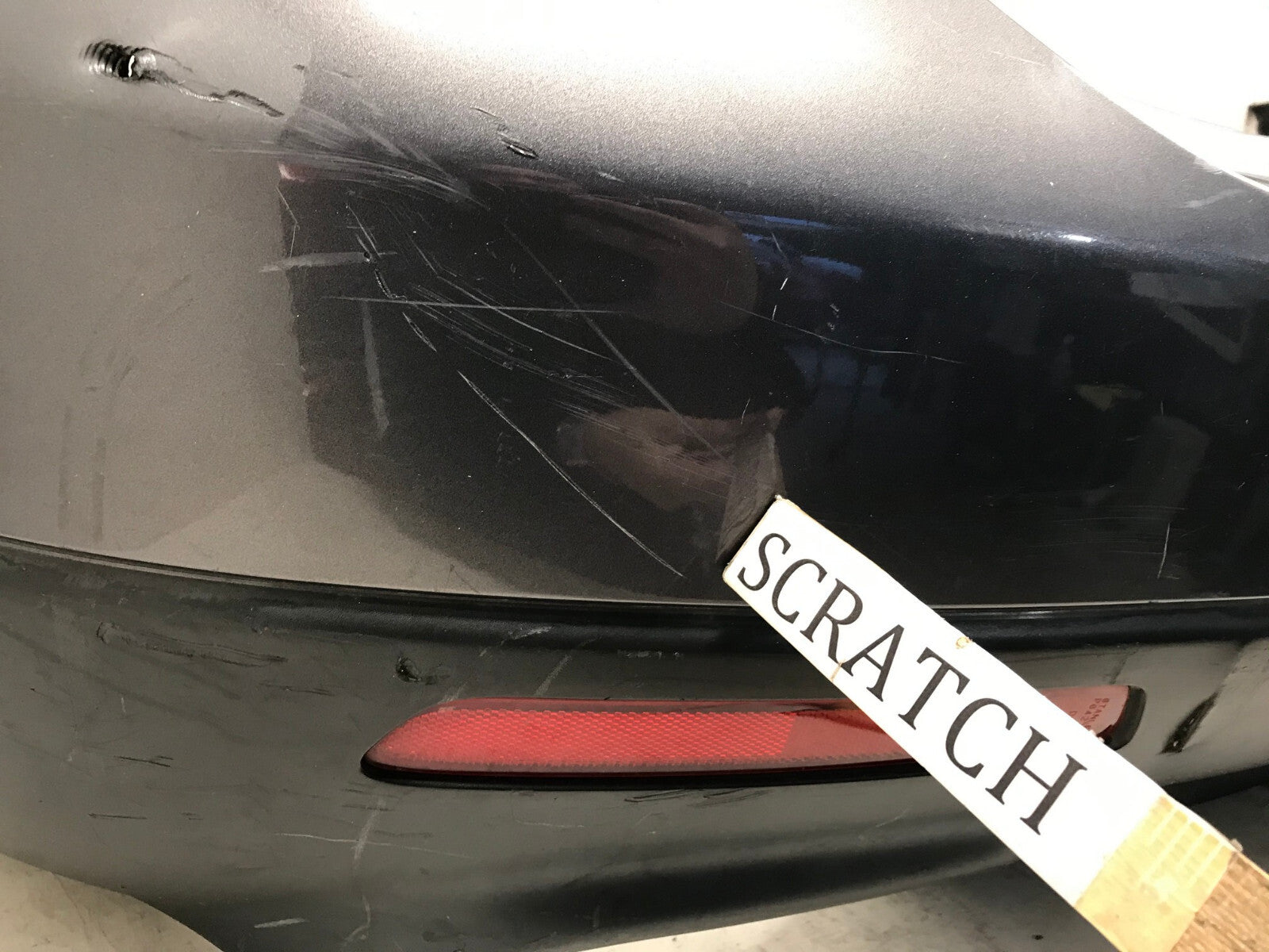 Rear Bumper Cover Gray Mazda CX-9 07-12 TD11-50221 OEM