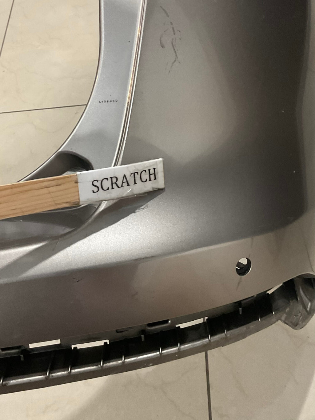 Rear Upper Bumper LOCAL Light Brown 19-2020 Lincoln Nautilus KA1B-17F001+ABW OEM