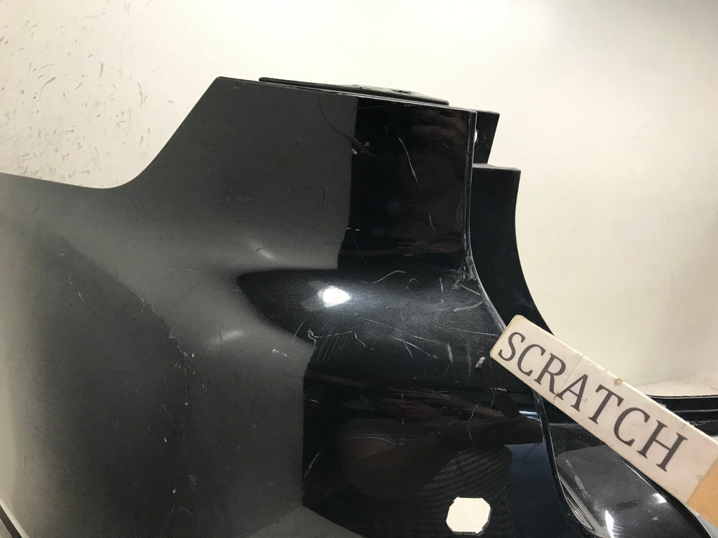 Rear Bumper Cover Black Nissan Pathfinder SV Platinum 17-19 w/Sensor Holes OEM