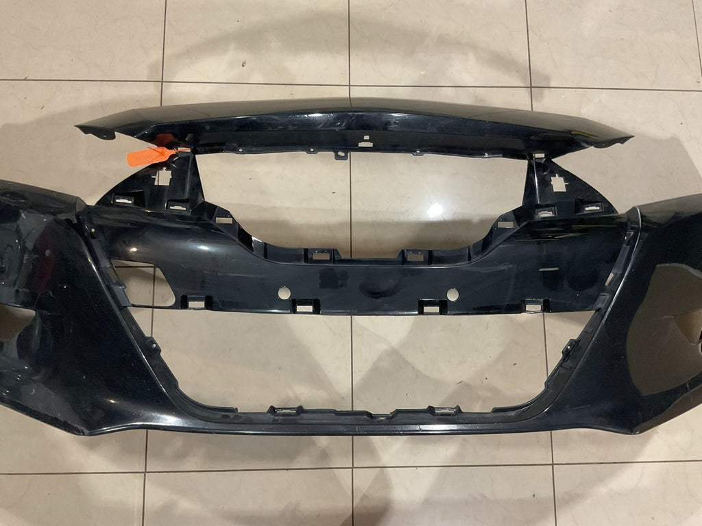 Front Bumper Cover Black 2016-2018 Nissan Maxima CAPA