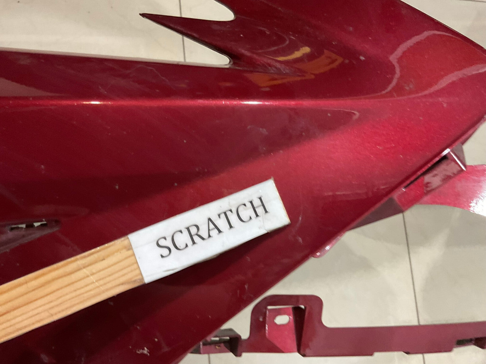 Front Bumper Cover Red 2019 2020 Lexus ES350 F-Sport 52119-06J00 OEM