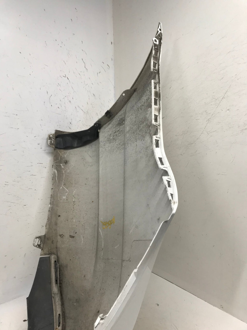 Rear Bumper Cover White 12-14 Mercedes W204 C250 Sport AMG w/Sensor Holes OEM