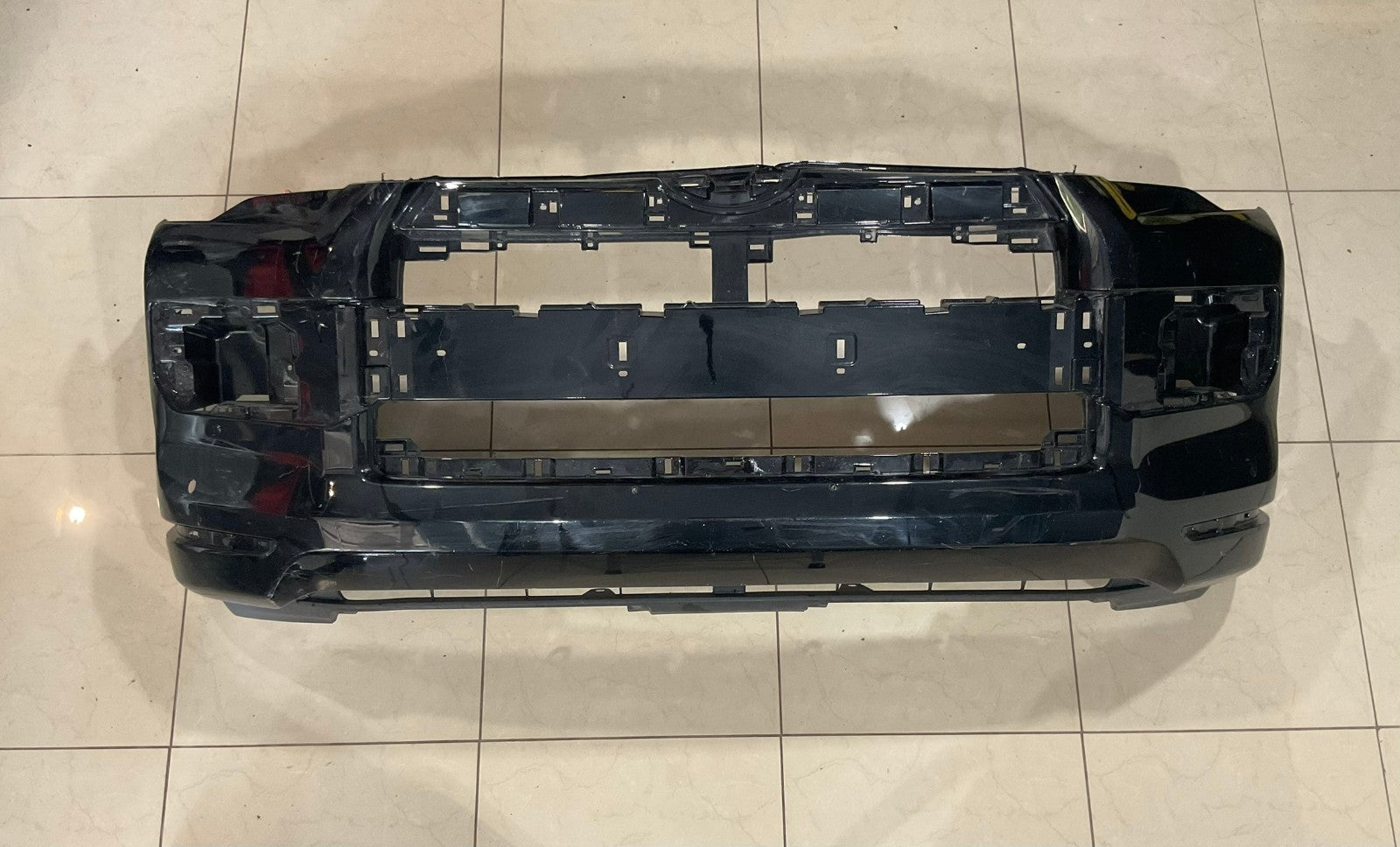 Front Bumper Cover Black 2014-2020 Toyota 4Runner Limited 52119+35140 OEM