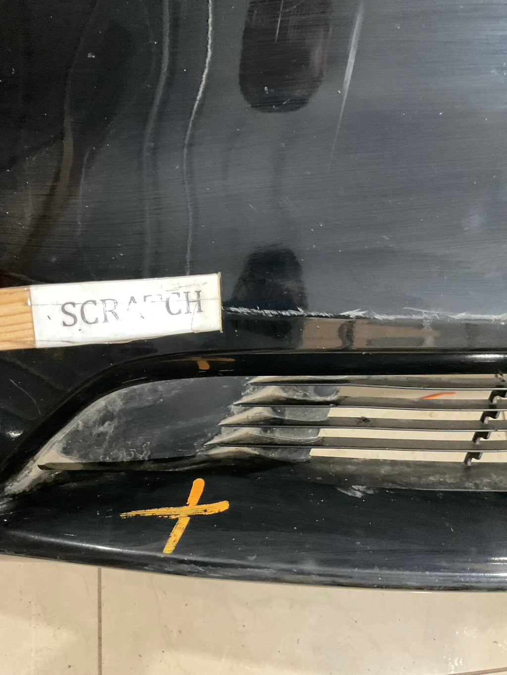 Front Bumper Cover Black Tesla Model Y 2023 2024 1687994-TX-A OEM