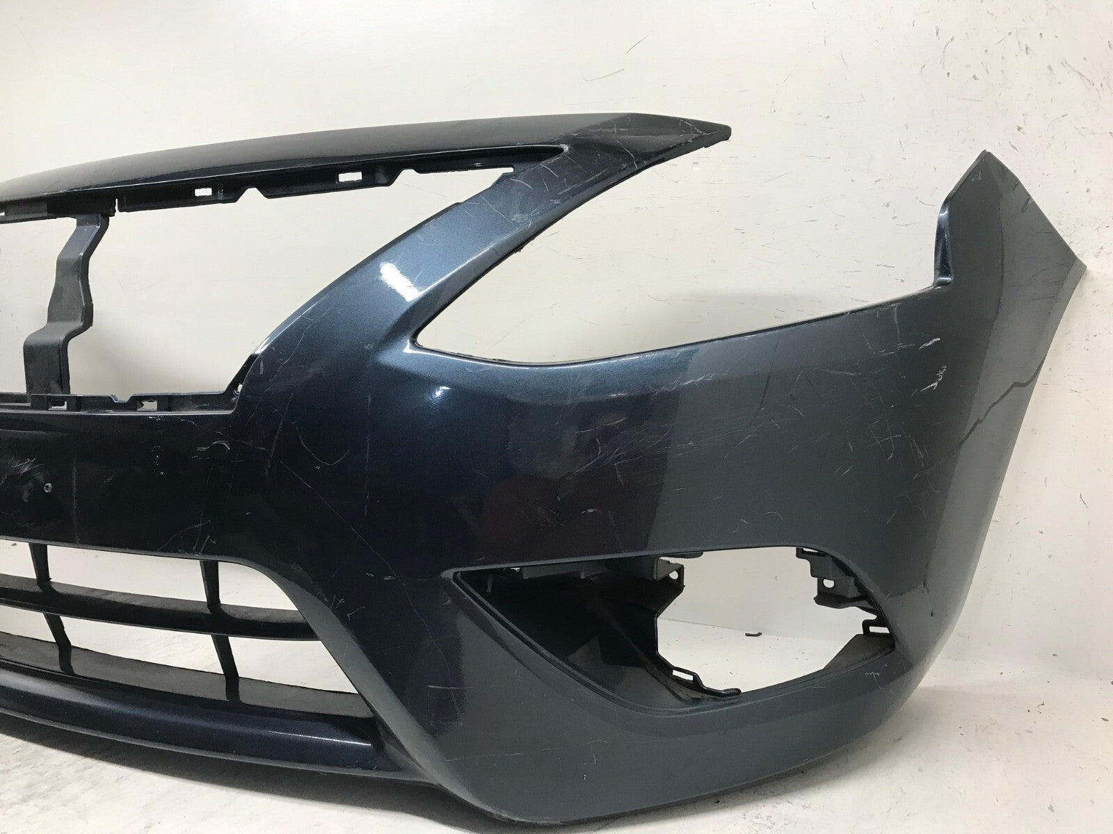 Front Bumper Cover Blue 2015-2018 Nissan Versa CAPA