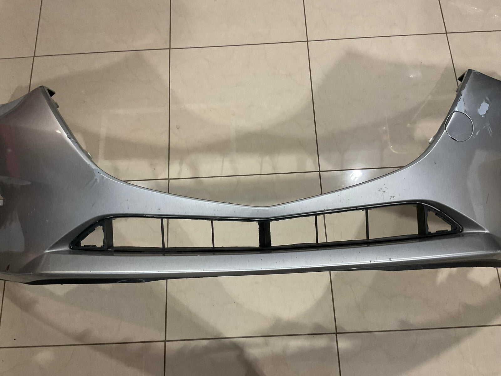 Front Bumper Cover Silver Mazda 3 2014- 2016  CAPA