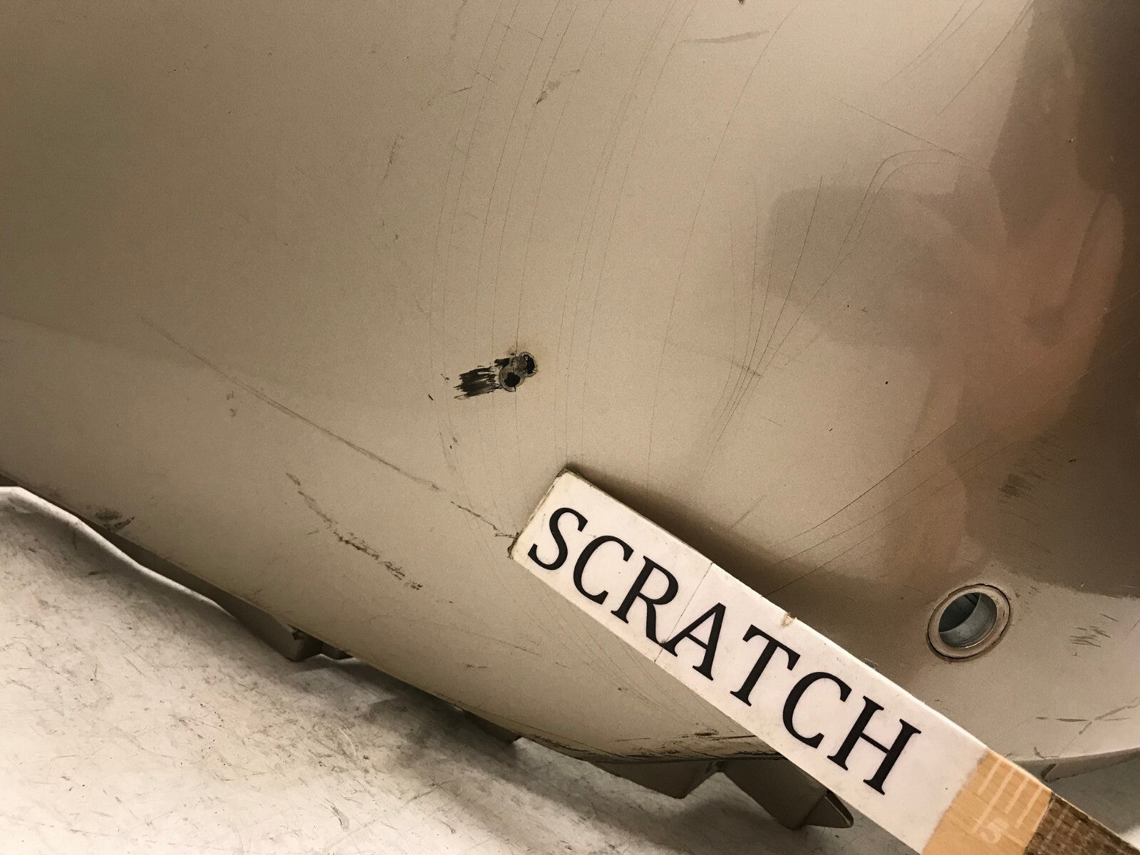 Rear Bumper Cover Kia Sedona L/LX/EX/SX w/Sensor Holes 2016-2018 86611-A9000 OEM