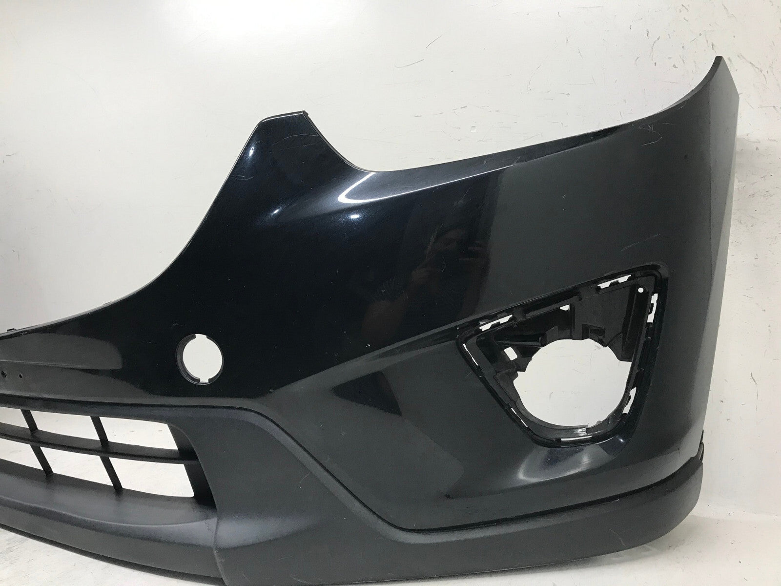 Front Bumper Cover Black Mazda CX-5 Sport/Touring/Grand 13-16 KD45-50031 OEM
