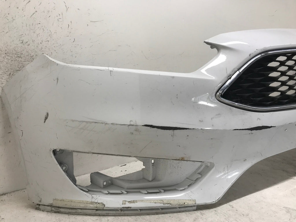 Front Bumper Cover White Ford Focus S SE 2015-2018 F1EB-17757-CF OEM