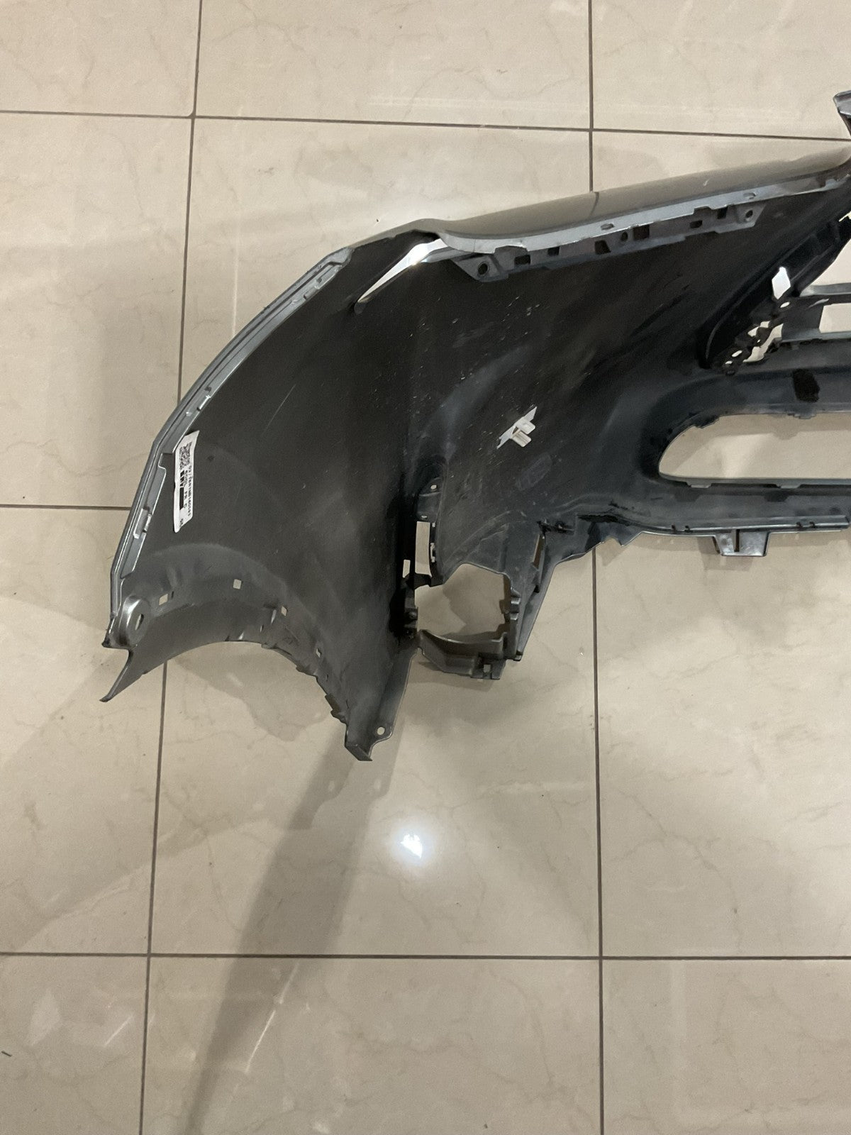 Front Bumper Cover Silver Lexus NX300h NX200T 15-17 52119+78050 OEM