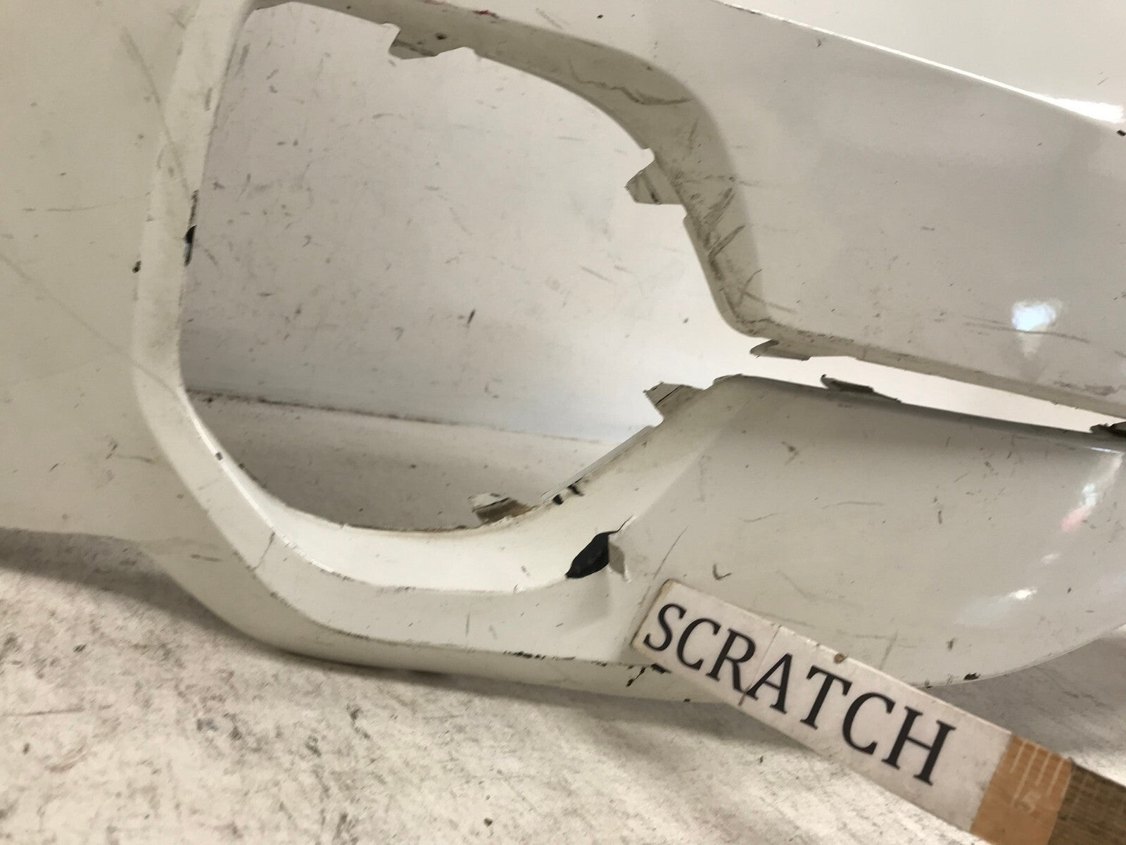 Front Upper Bumper Cover White 2021-2022 Kia Seltos 86511-Q5300 OEM