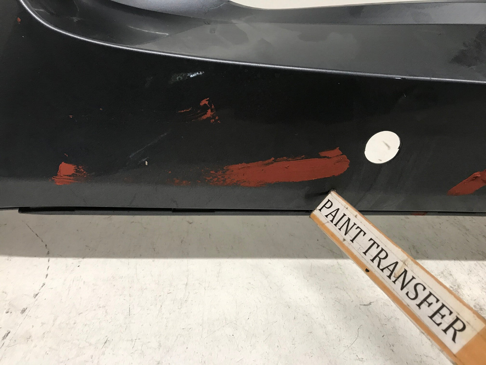 Rear Bumper Cover Gray Toyota Prius Two Three Four 16-18 w/Sensor Holes OEM