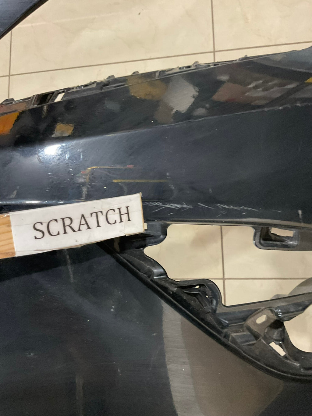 Front Bumper Cover Black 2021-2023 Toyota Camry SE/XSE/Hybrid SE 52119-06E20 OEM