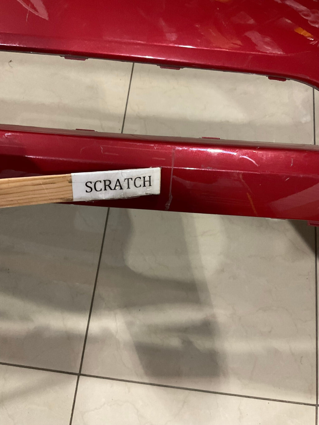 Front Bumper Cover Red 2016-2018 Toyota Rav 4 52119+0P150 OEM