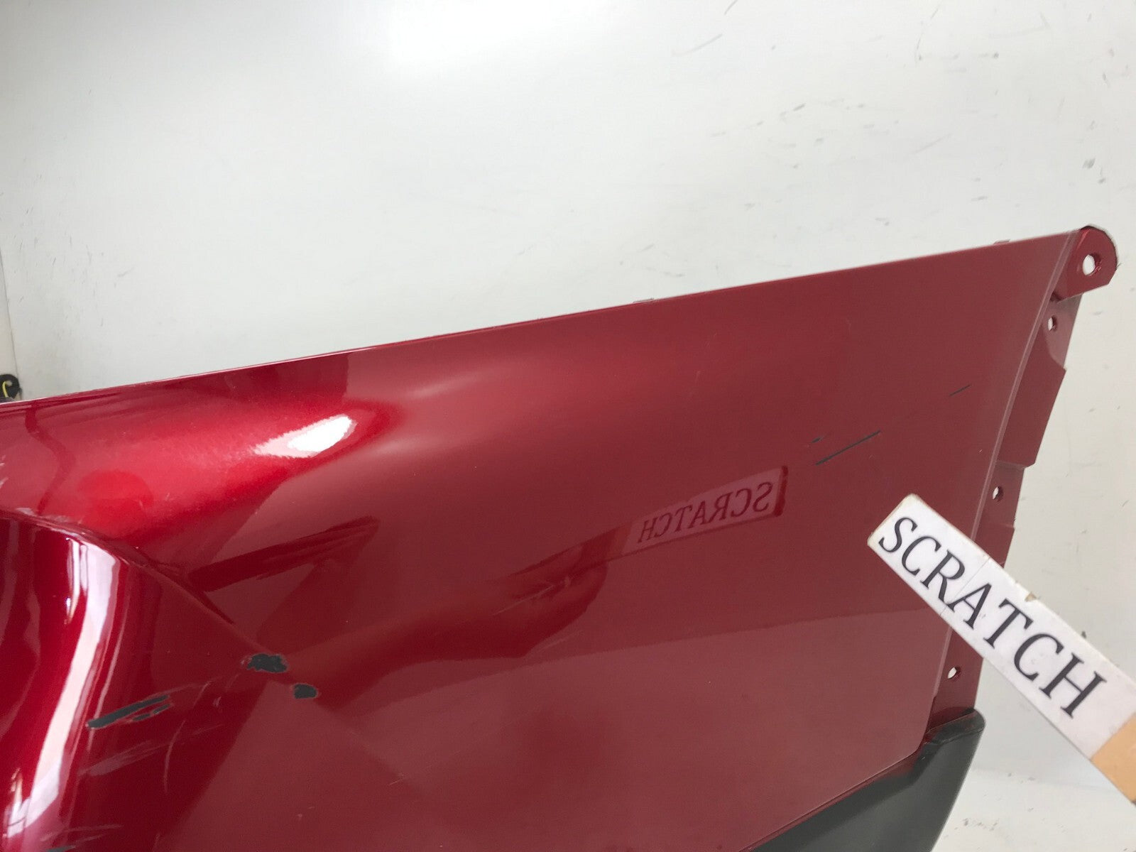 Rear Bumper Cover Red Nissan Rogue S SL SV SV Hybrid 2017-2019 85022-5HK0H OEM