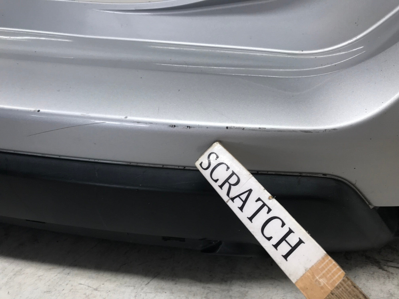 Rear Bumper Cover Silver 2017-2018 Nissan Rogue S/SL/SV/Hybrid 85022-6FL0H OEM