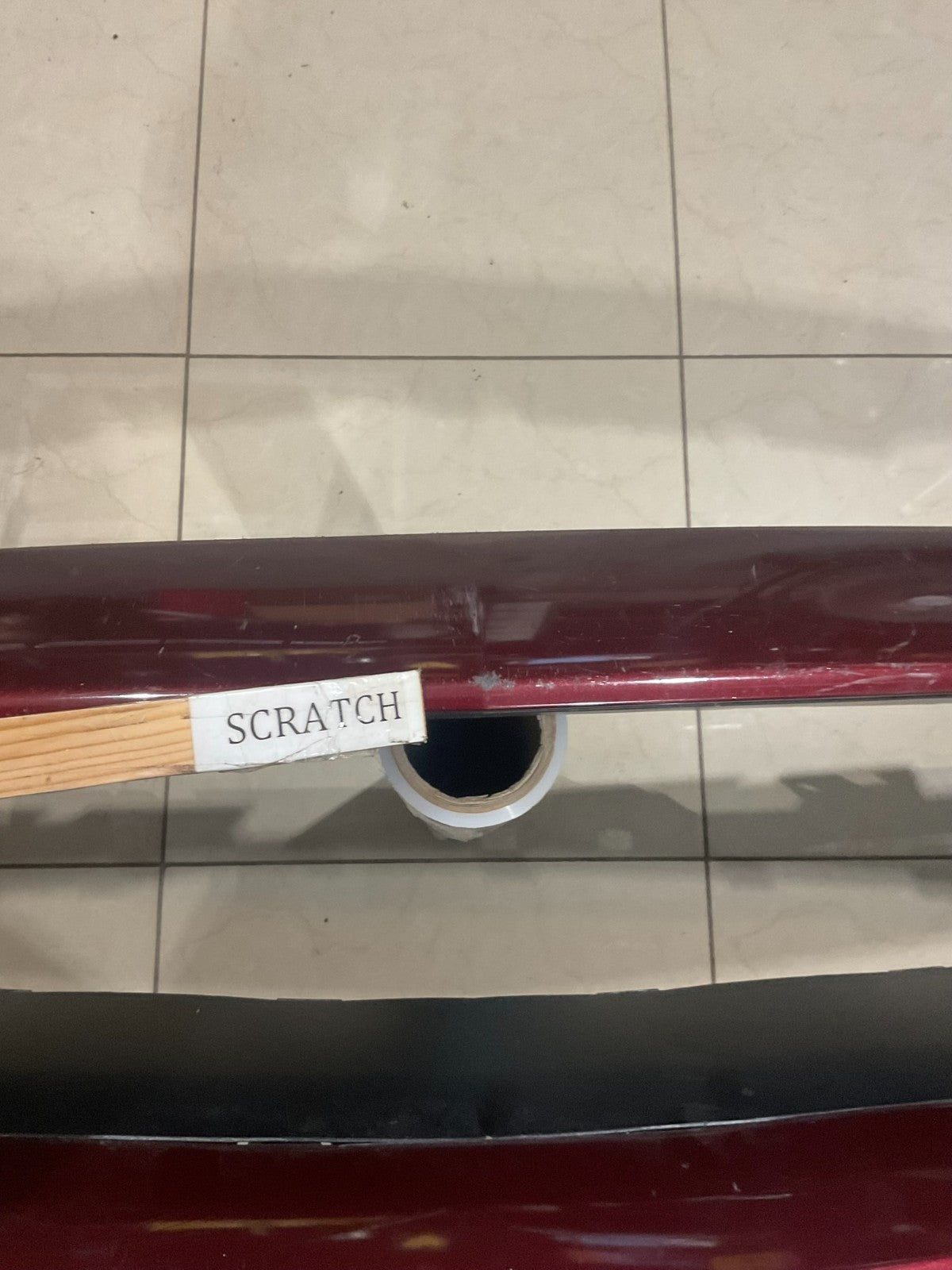 Front Bumper Cover Red 2015-2023 Dodge Challenger CAPA