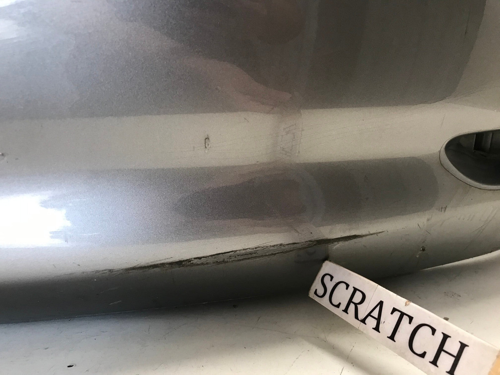 Rear Bumper Cover Infiniti QX56 Base w/Sensor Holes Grey 11-13 85022 1LA0H OEM3
