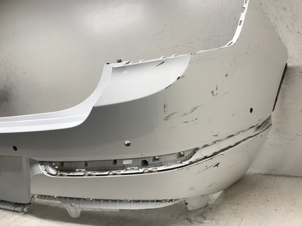 Rear Bumper Cover White Genesis GV80 2021 2023 w/Sensor Holes 86611-T6000 OEM