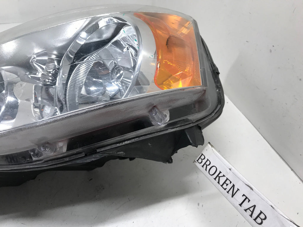 Halogen Headlight Damaged Driver LH Chrysler Town & C 2008-2016 05113337AG OEM