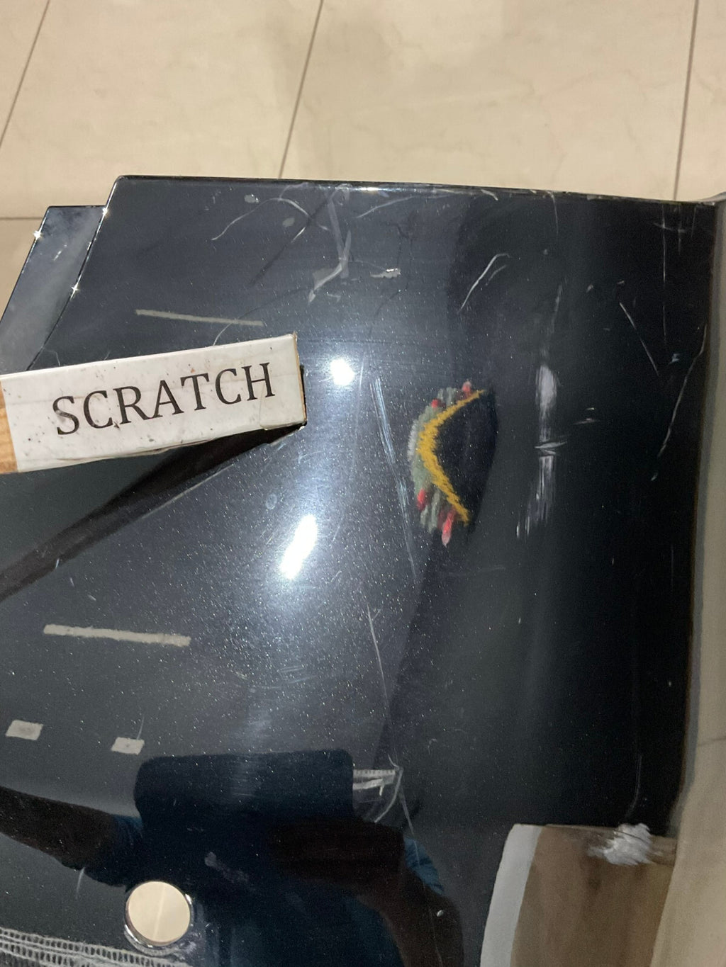 Rear Bumper Cover Black Subaru Legacy 2.5L CVT 4WD Sedan 2020 57704AN30A OEM