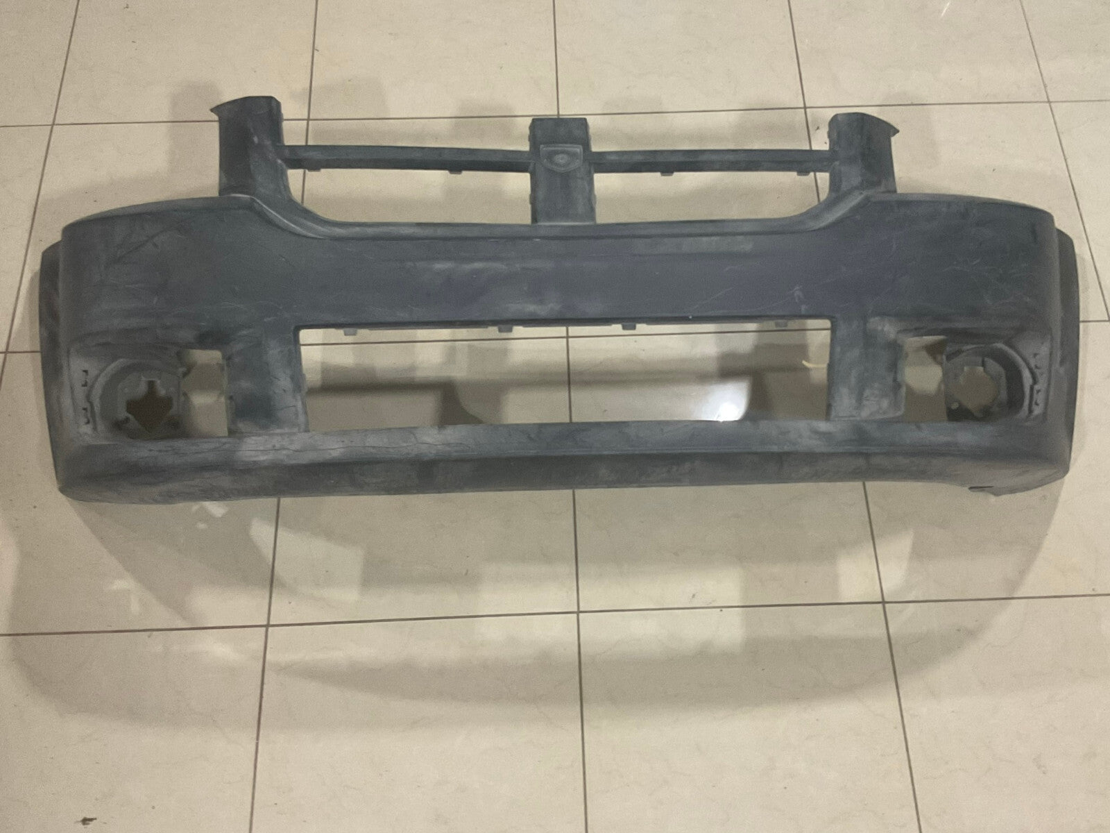 Front Bumper Cover Black Dodge OEM