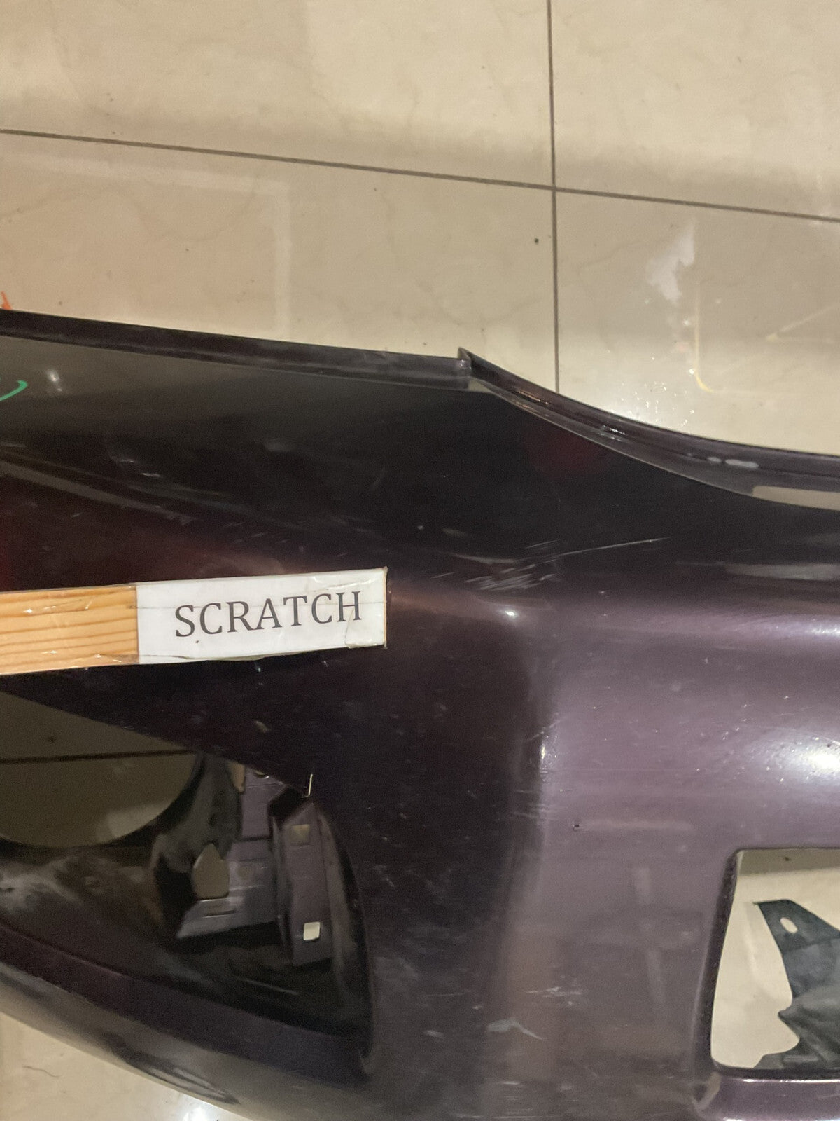 Front Bumper Cover Maroon Toyota Sequoia Base/Limited/SR5 08-14 52119-0C180 OEM