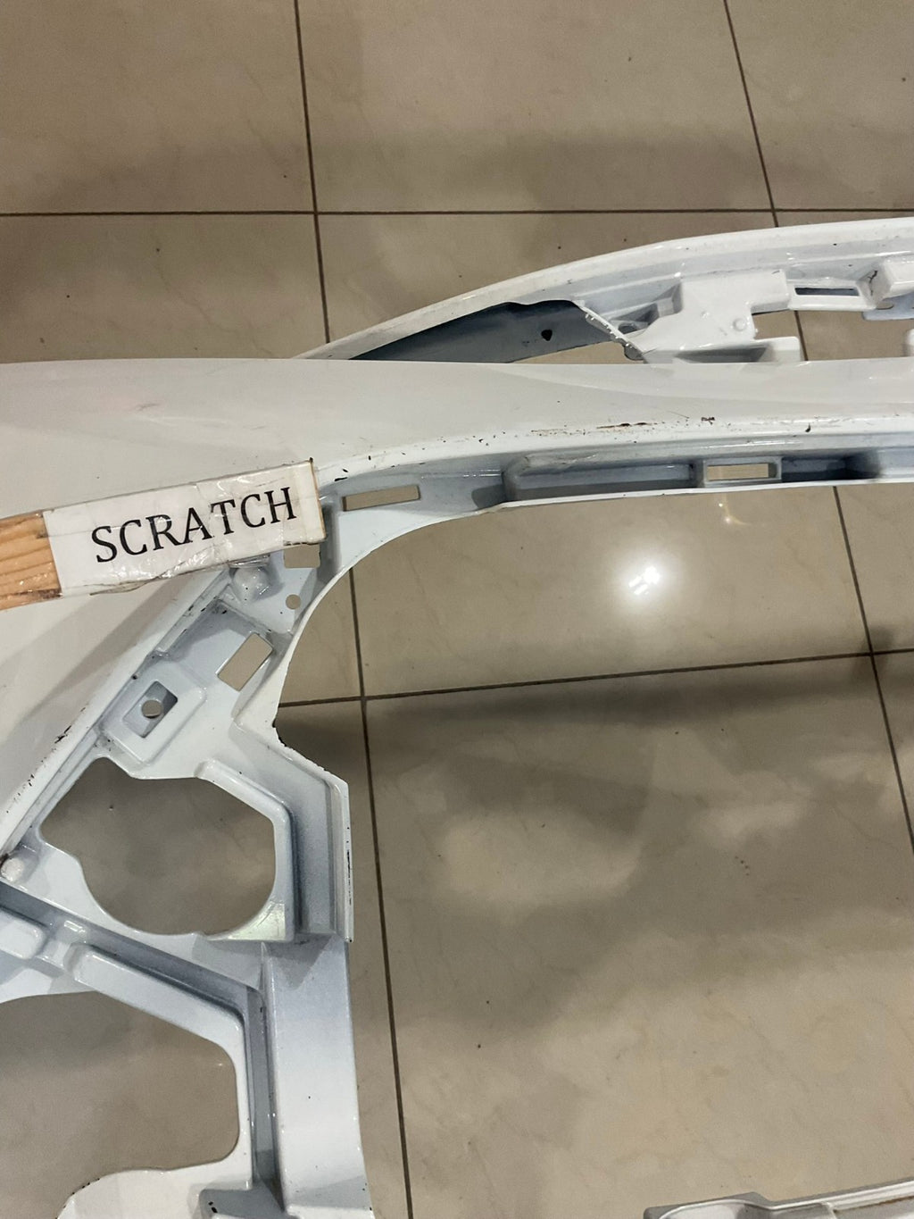 Front Bumper Cover White 2020-2022 Toyota Corolla L LE XLE CAPA