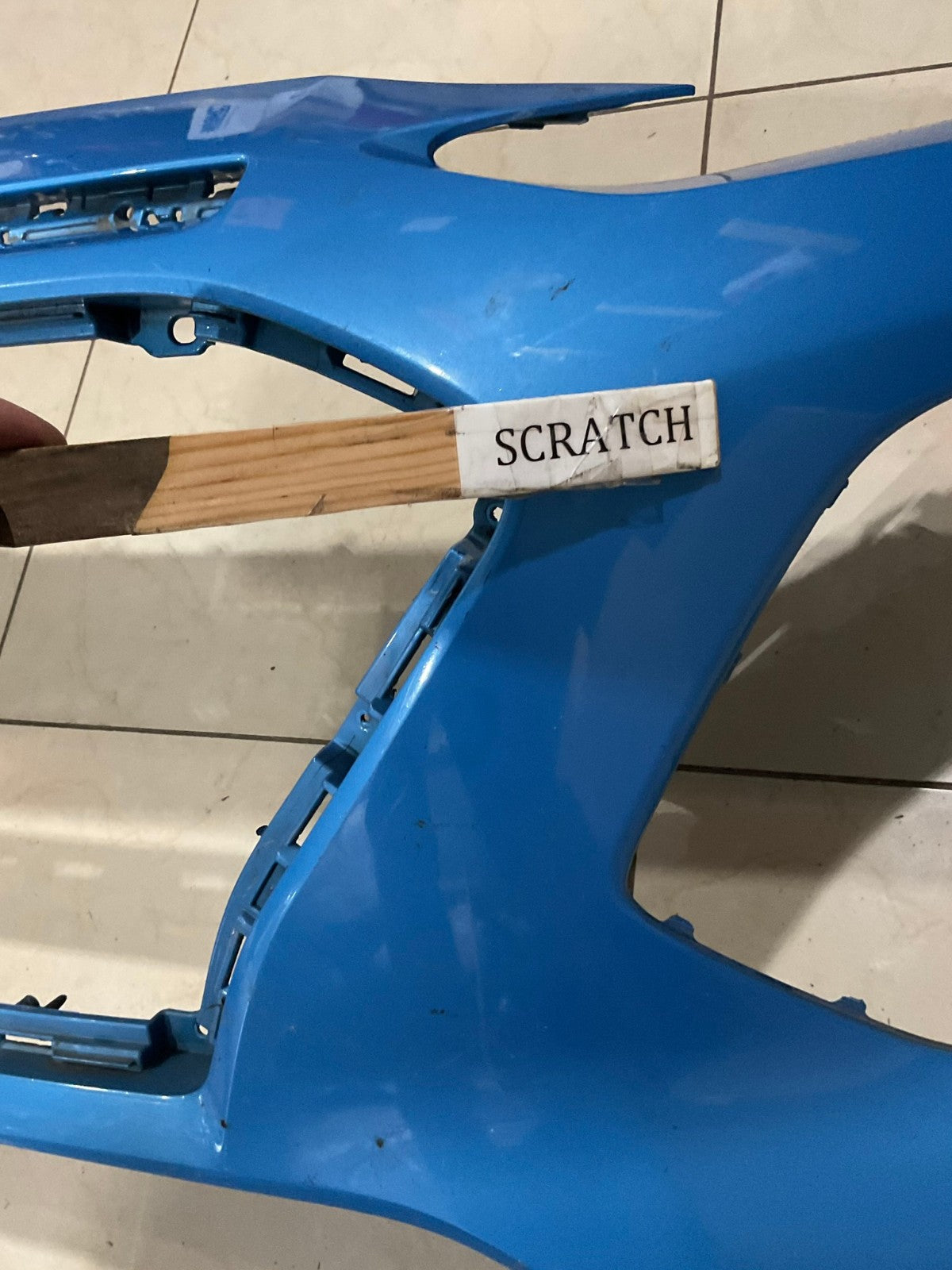 Front Upper Bumper Cover Blue 2018-2020 Hyundai Kona SE SEL 86511+j9000 OEM