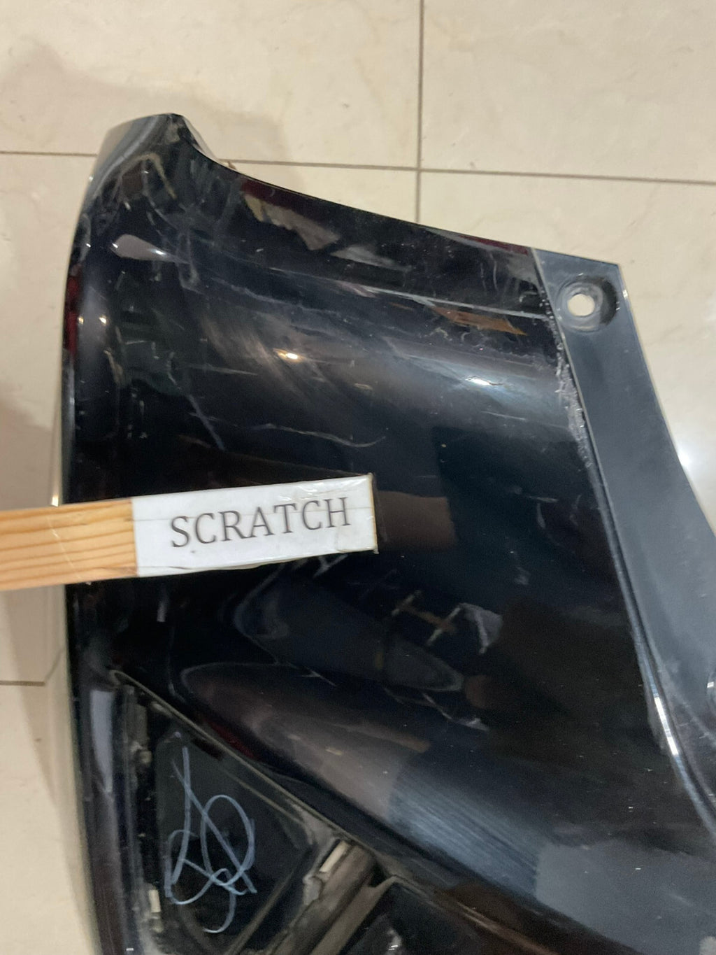 Rear Bumper Cover Black Honda Fit EX EX L LX DX 2015-2017 71501-T5R-A000 OEM