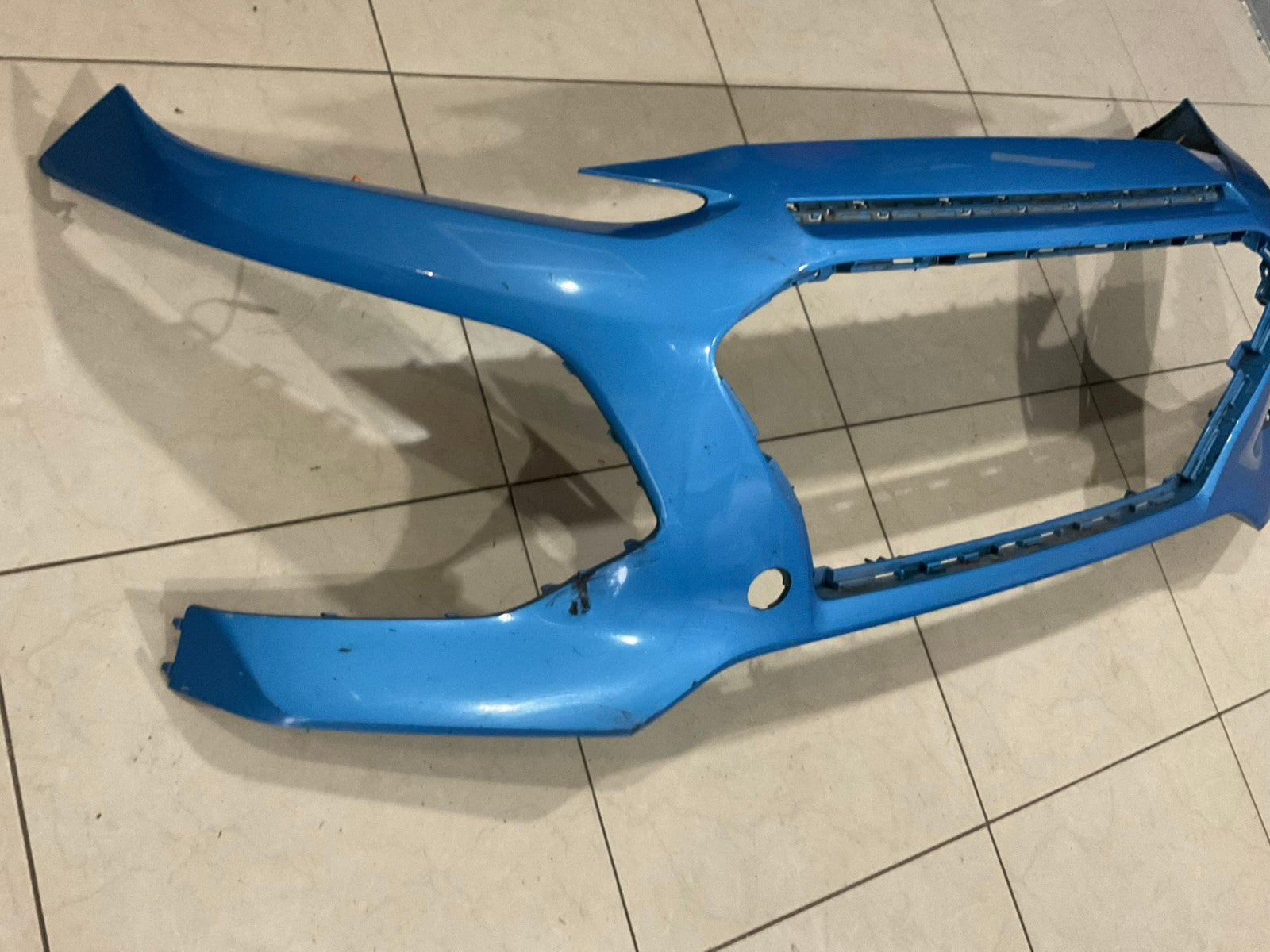 Front Upper Bumper Cover Blue 2018-2020 Hyundai Kona SE SEL 86511+j9000 OEM
