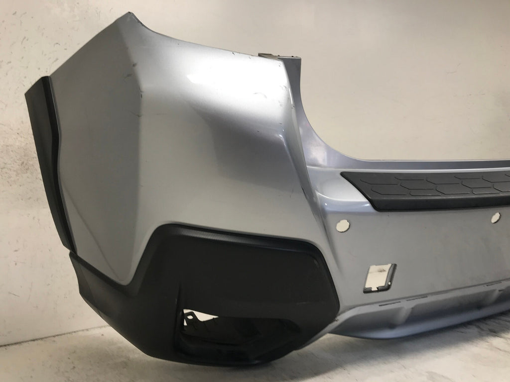 Rear Bumper Cover Silver 18-21 Subaru Crosstrek Base/Limited w/Sensor Holes OEM