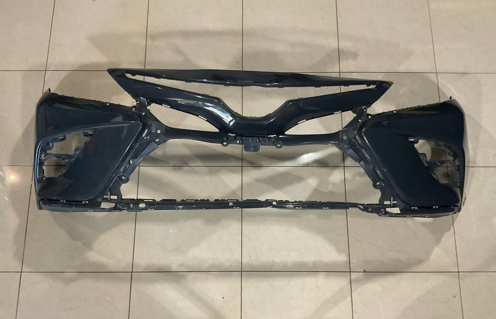 Front Bumper Cover Upper Dark Grey 2014-2016 Toyota Corolla S SE 52119+06e20 OEM