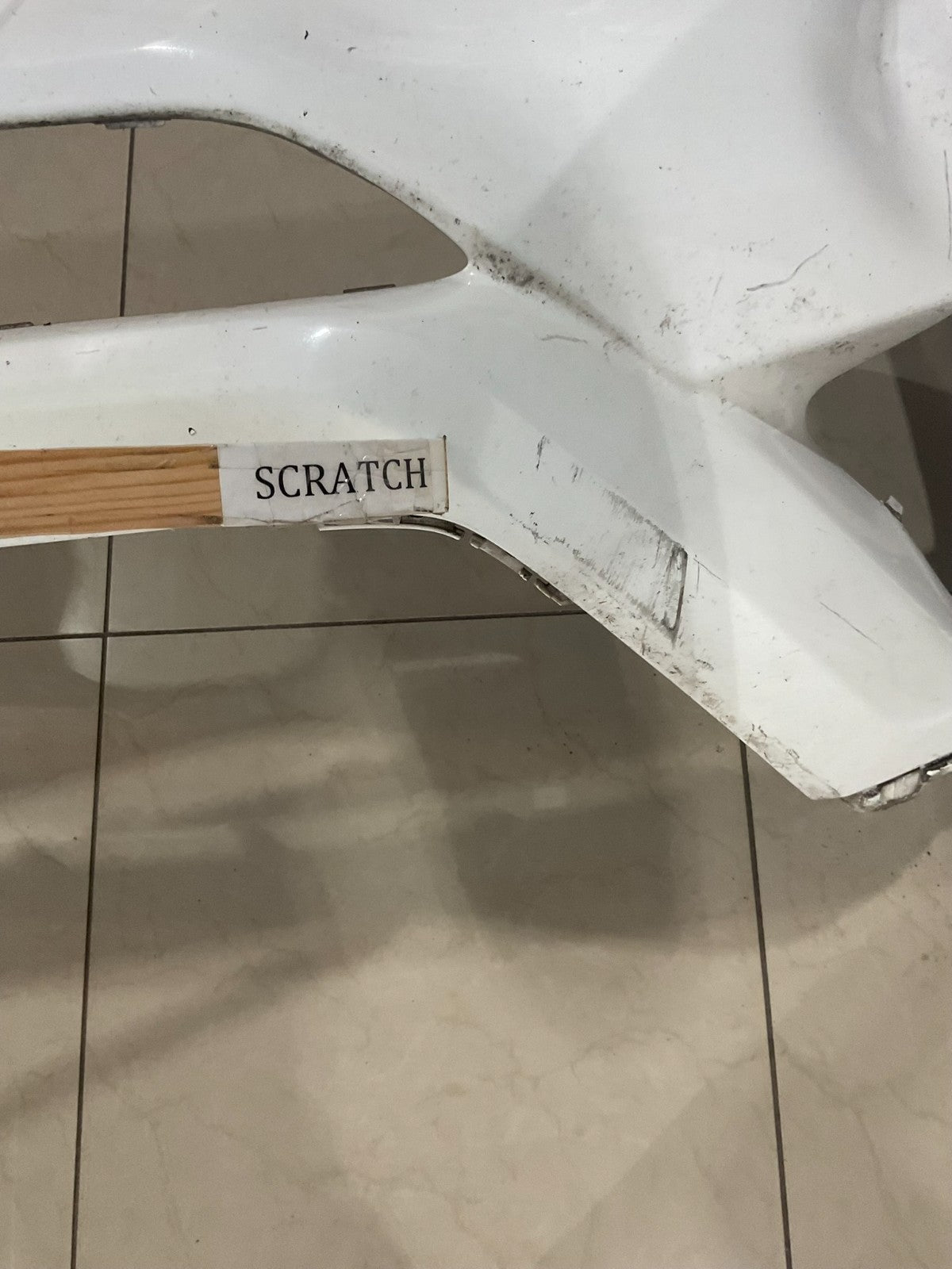 Front Bumper Cover White Toyota RAV4 2016-2018 52119+0r150 OEM