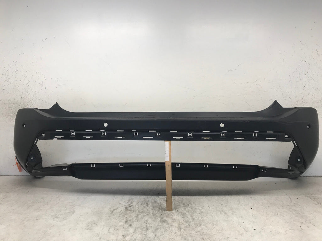 Rear Bumper Cover Black 2021-2022 Nissan Rogue Sport S/SV/SL w/Sensor Holes OEM