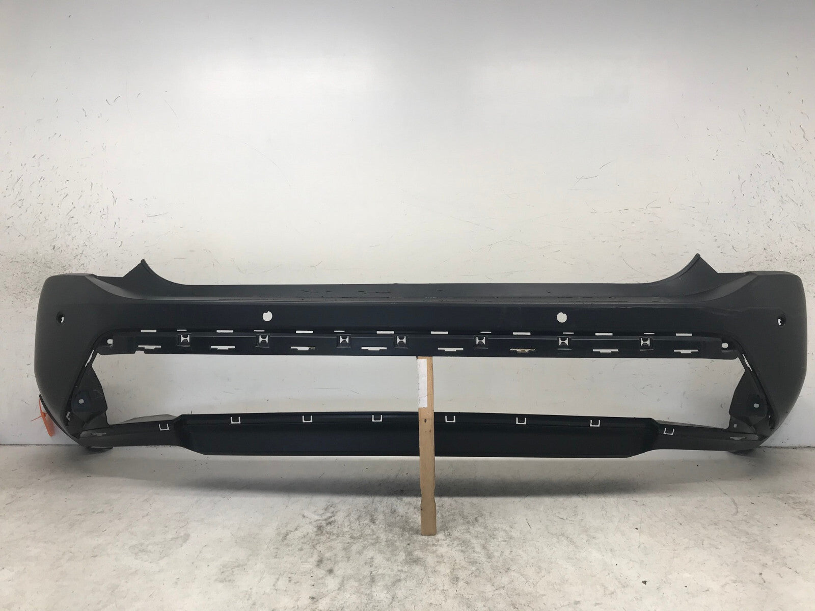 Rear Bumper Cover Black 2021-2022 Nissan Rogue Sport S/SV/SL w/Sensor Holes OEM