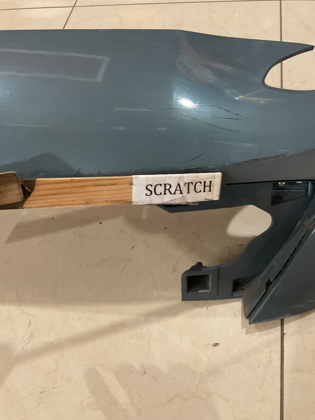 Front Upper Bumper Cover Grey 2022-2023 Hyundai Kona 86511 j9ca0 OEM