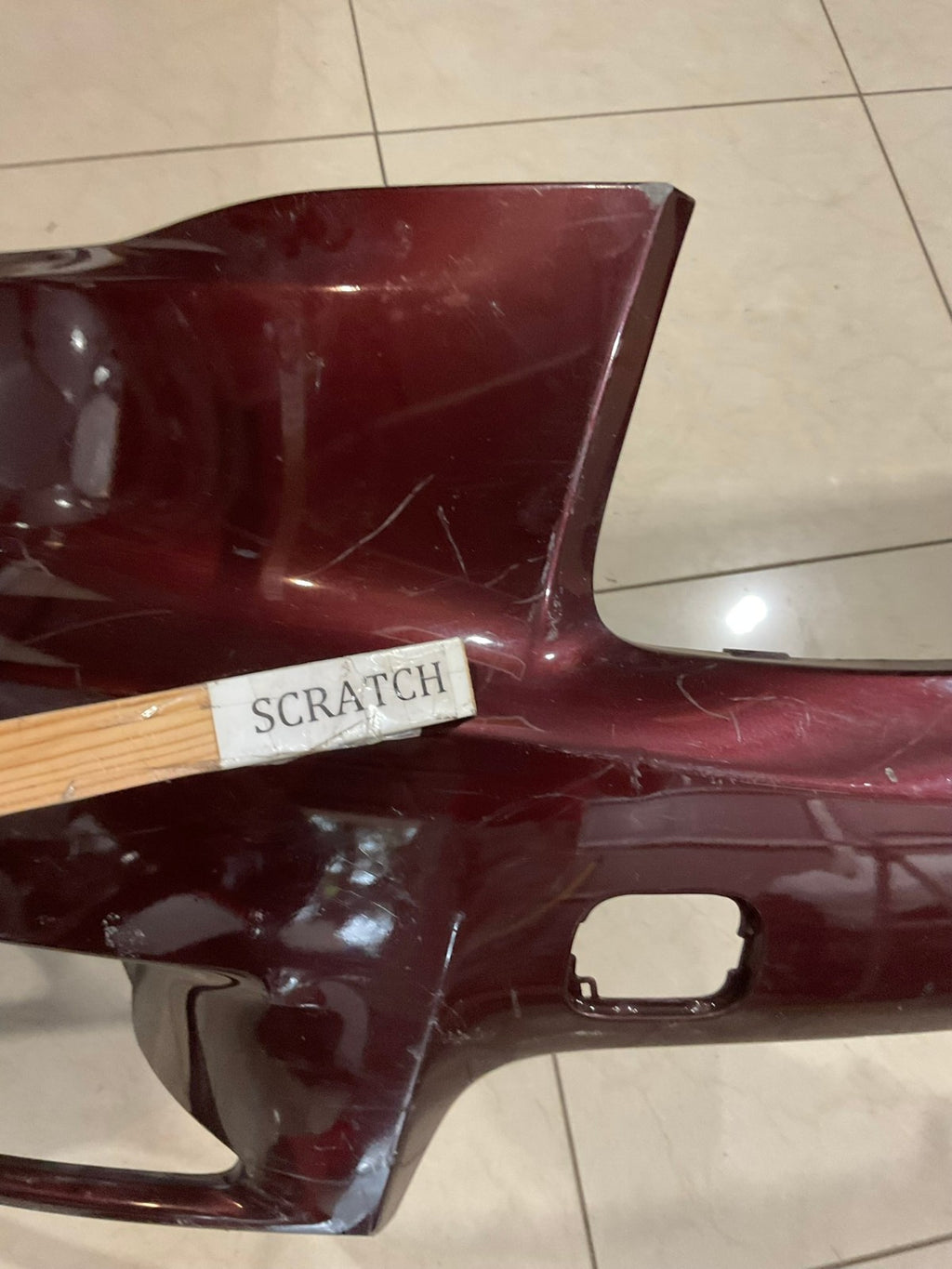 Front Bumper Cover Red 14-2016 Toyota Highlander XLE Limited 52119 0e240 OEM