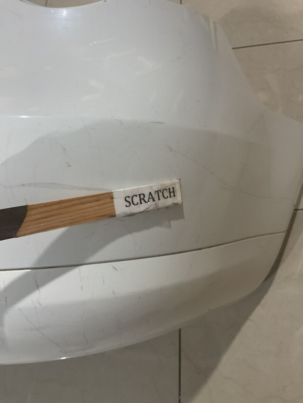 Rear Bumper Cover White 2007-2011 Volkswagen EOS 1q0 807 417 k OEM