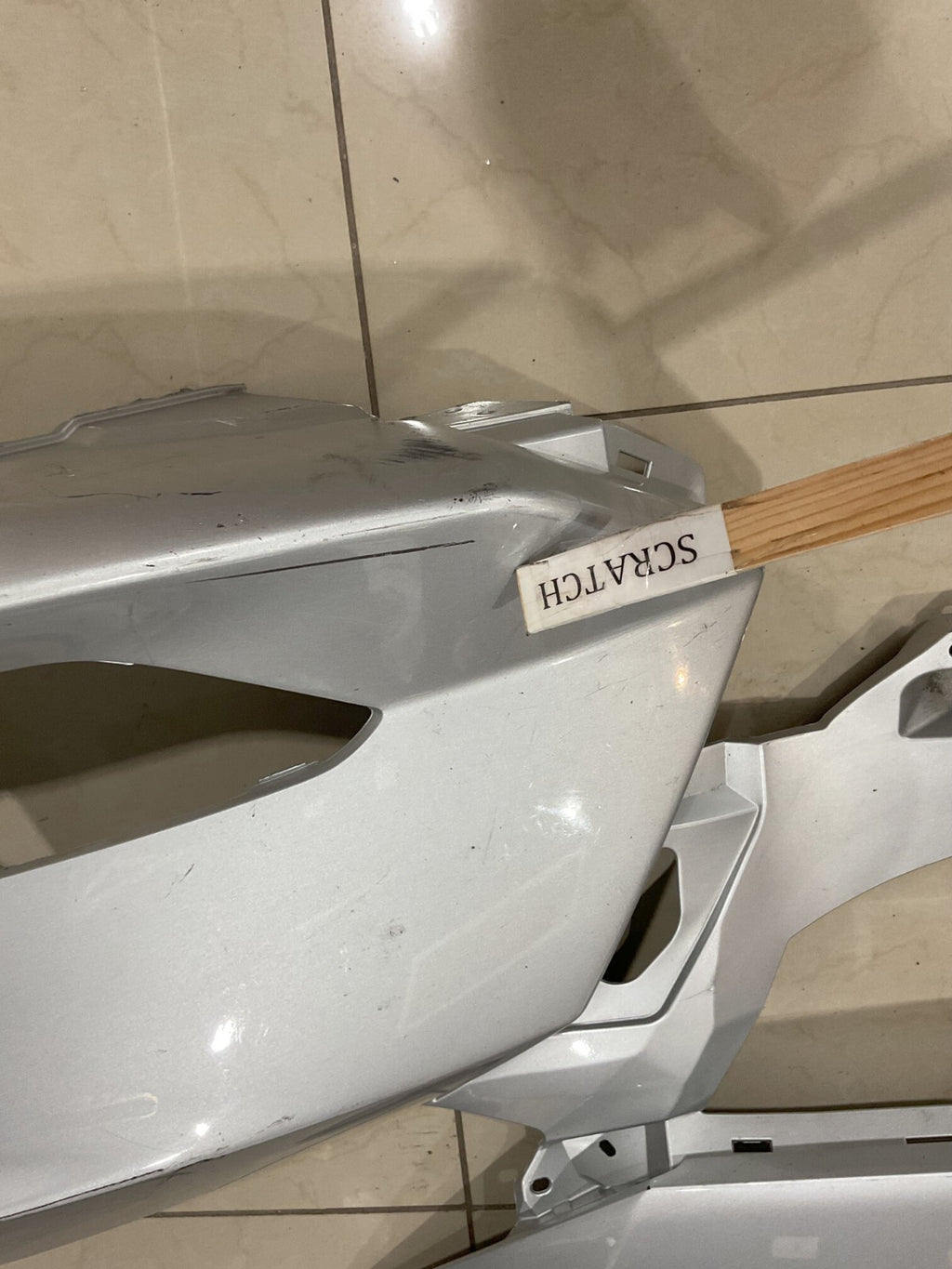 Front Bumper Cover Silver 2020 2021 2022 Nissan Sentra S/SV 62022+6LB0H OEM