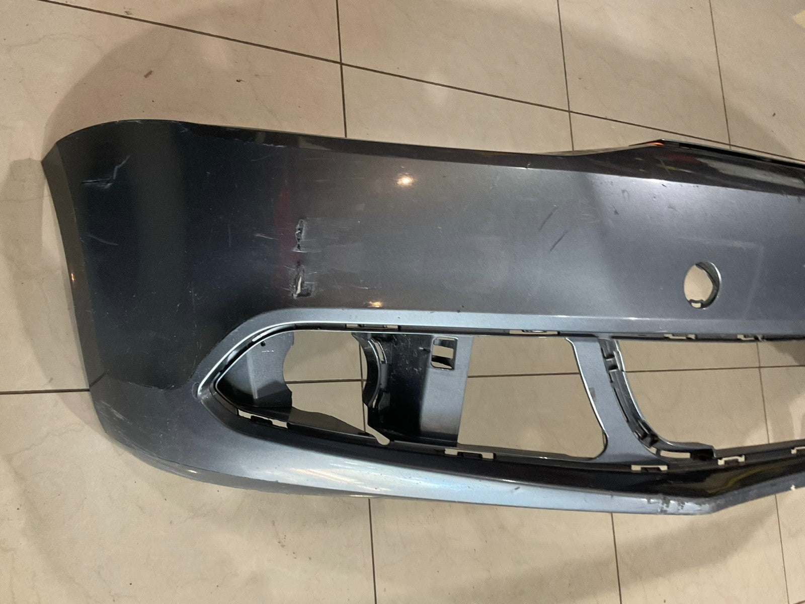Front Bumper Cover Silver 2011-2013 Volkswagen Jetta 5c6+807+221 OEM