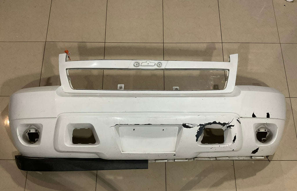 Front Bumper Cover White Chevrolet Suburban 1500 Tahoe 2500 2007-2013 CAPA