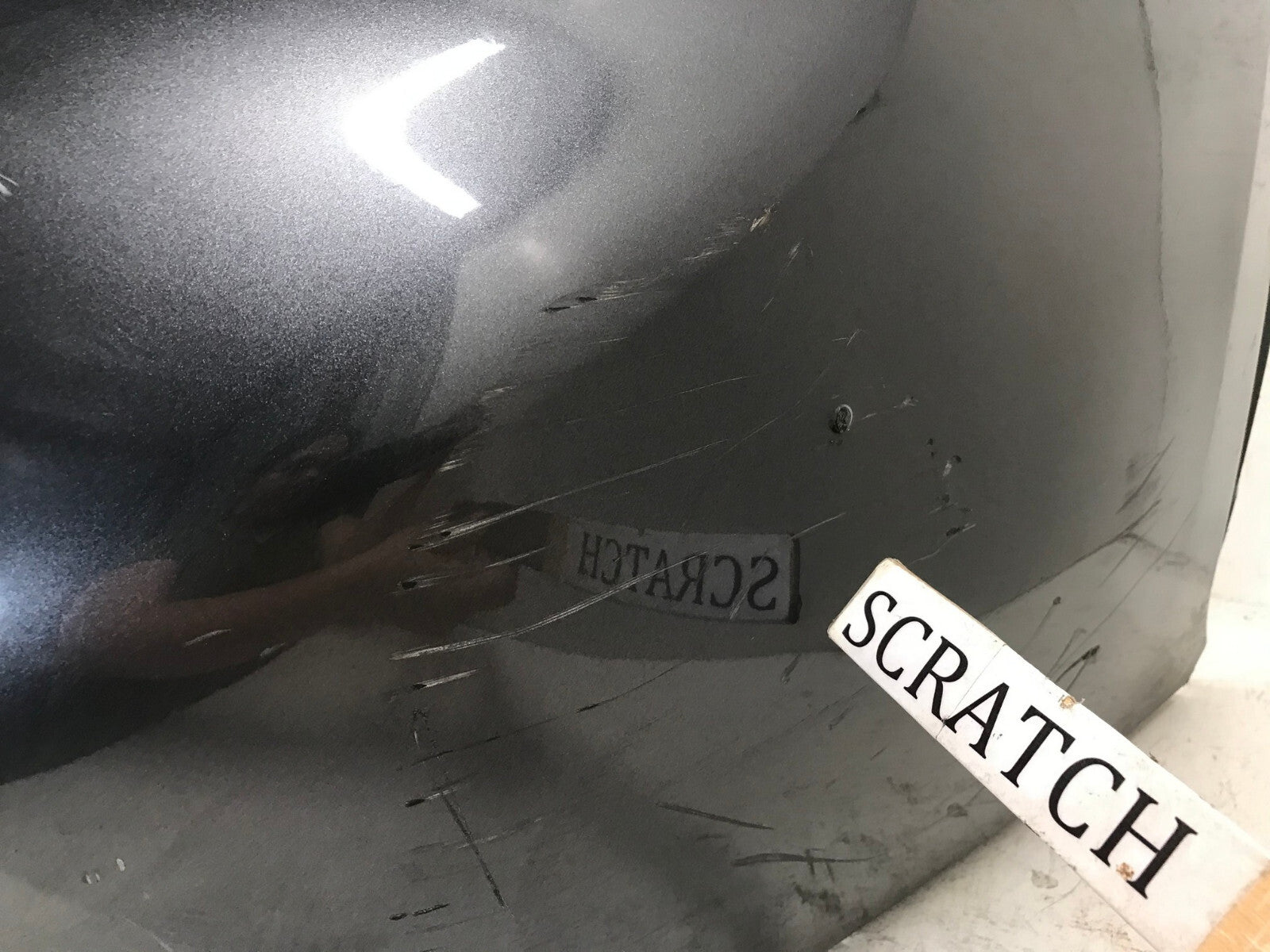 Rear Bumper Cover Gray 20-2021 Toyota Highlander L/LE/XLE/Hyb w/Sensor Holes OEM