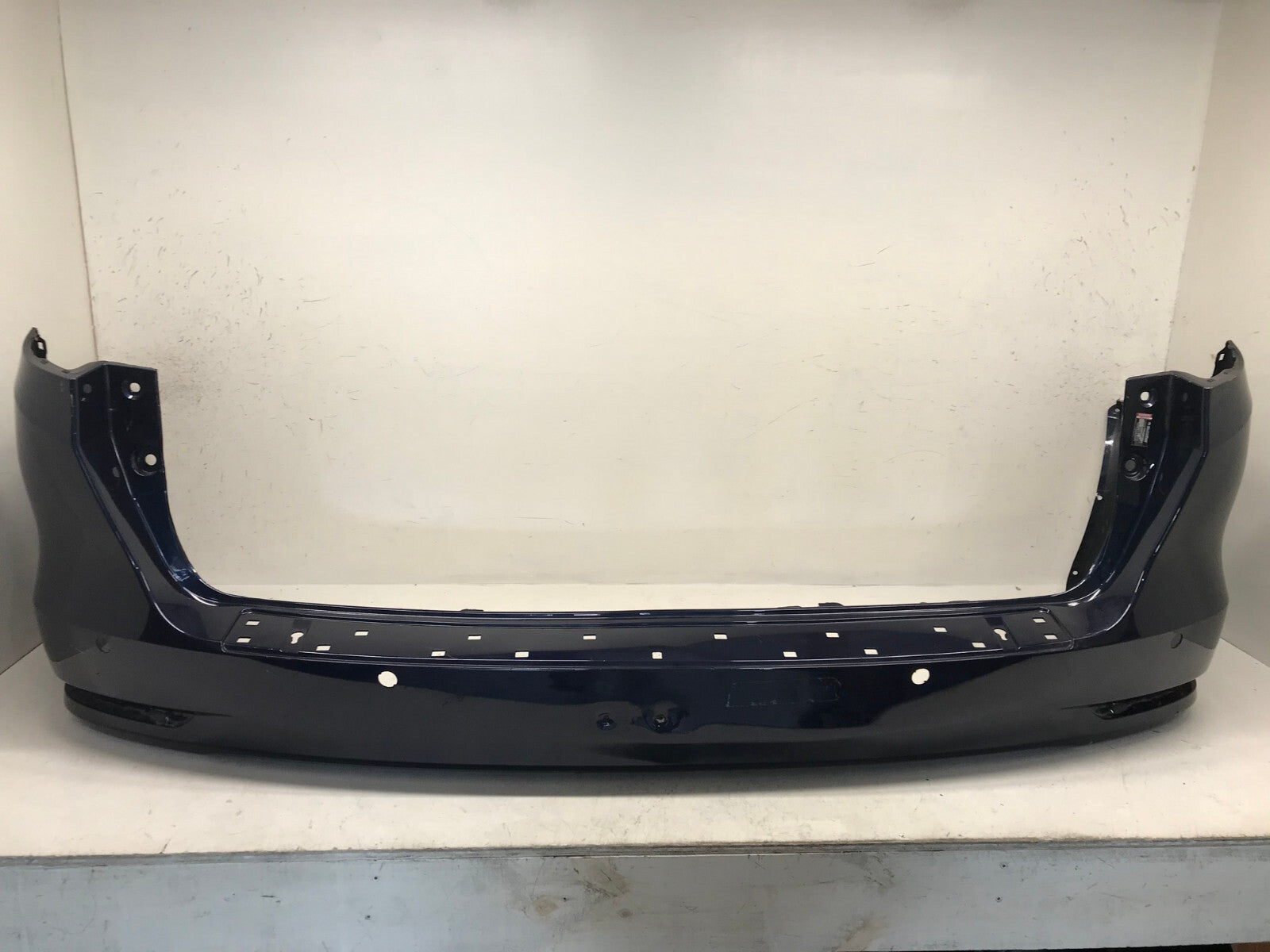 Rear Bumper Cover Blue 2018-2020 Honda Odyssey EX/EX-L/LX w/Sensor Holes OEM
