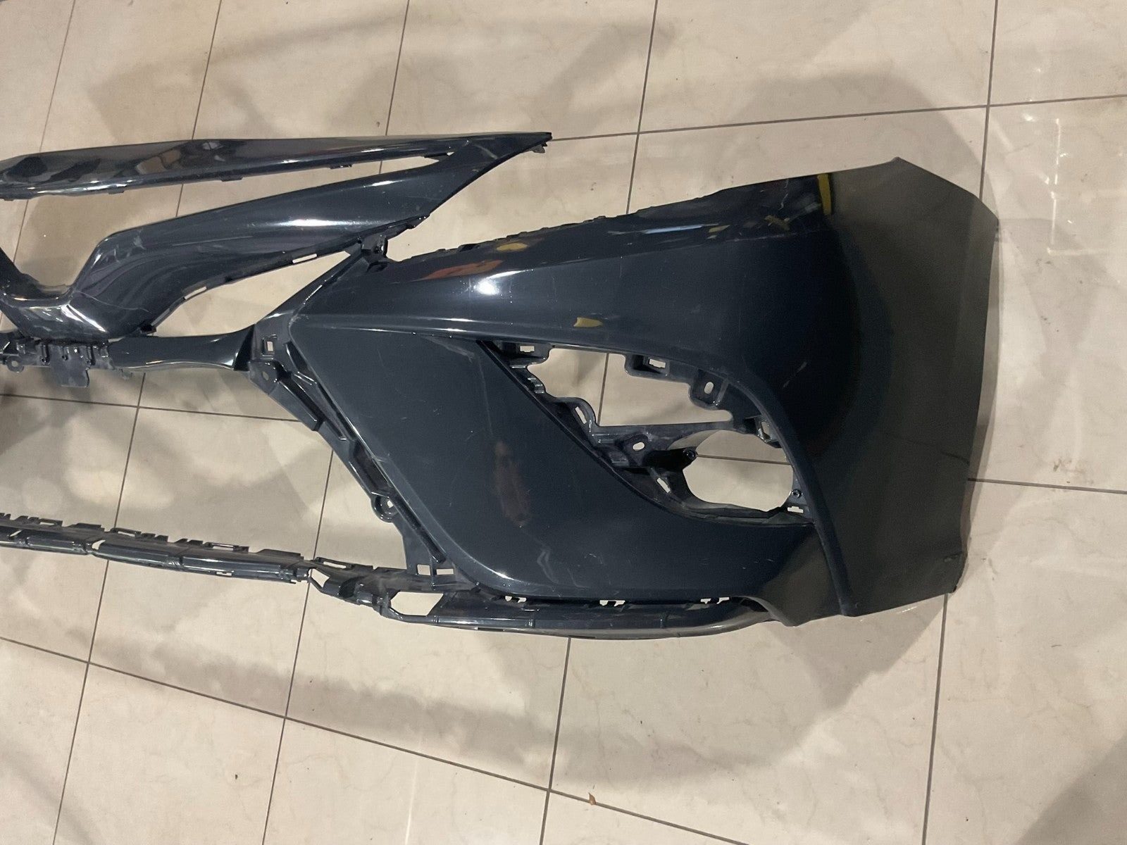 Front Bumper Cover Upper Dark Grey 2014-2016 Toyota Corolla S SE 52119+06e20 OEM