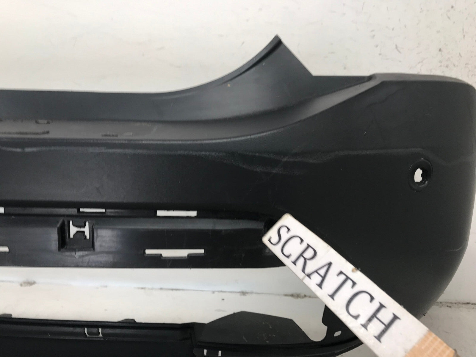 Rear Bumper Cover Black 2021-2022 Nissan Rogue Sport S/SV/SL w/Sensor Holes OEM