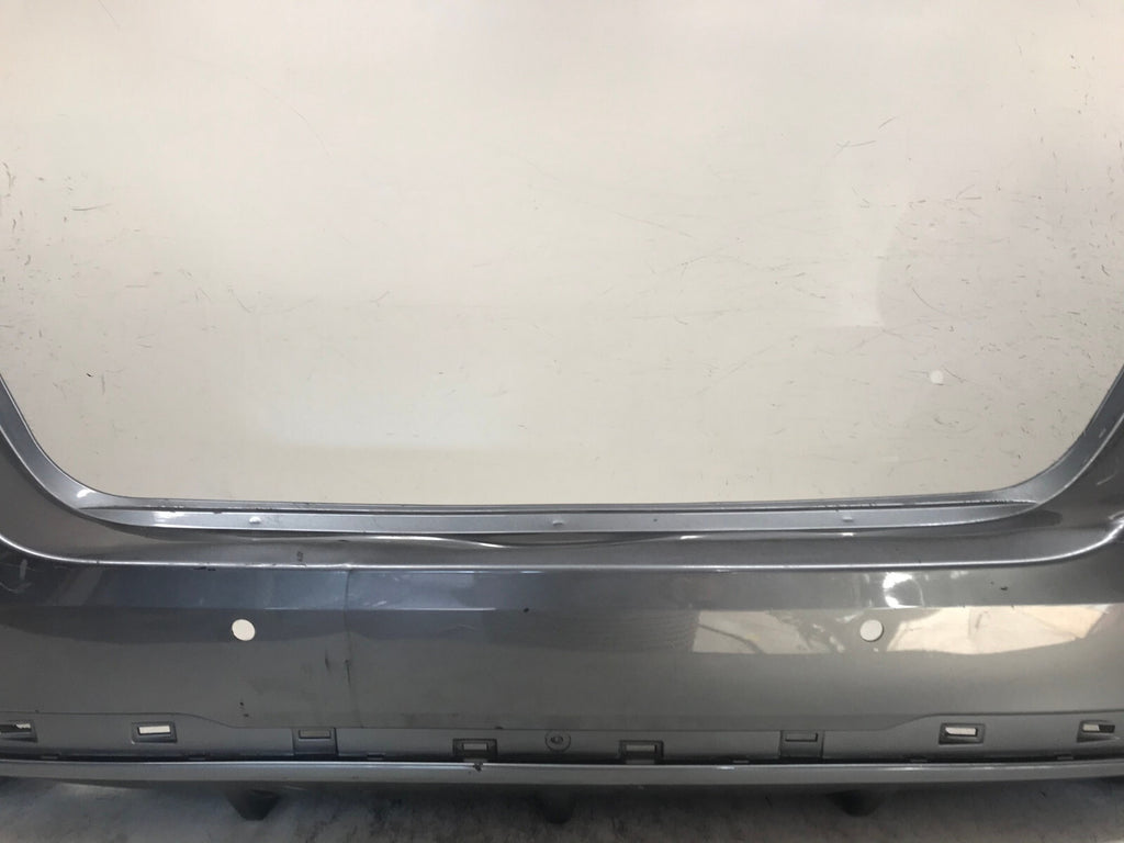 Rear Bumper Cover Gray 2020 2021 Nissan Sentra S/SV w/Sensor Holes OEM